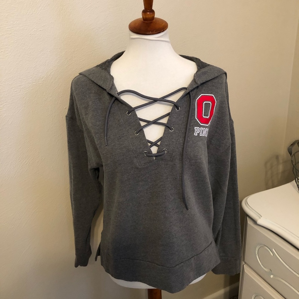 Victoria Secret PINK Ohio State Hooded Sweatshirt